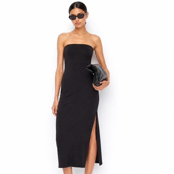 Vitamin A Other - NWOT Vitamin A Strapless Midi Dress w/ Built-in Bra | Small | Perfect Condition